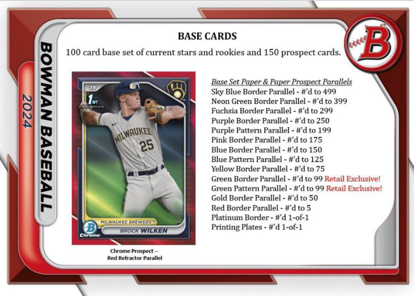 2024 Bowman Baseball Blaster Box