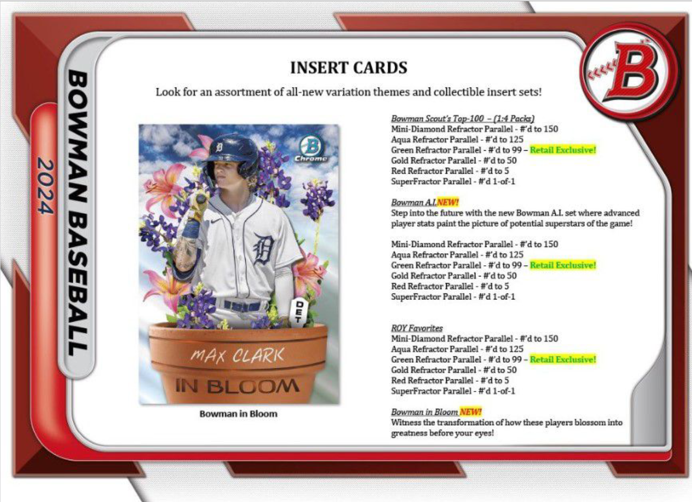 2024 Bowman Baseball Blaster Box