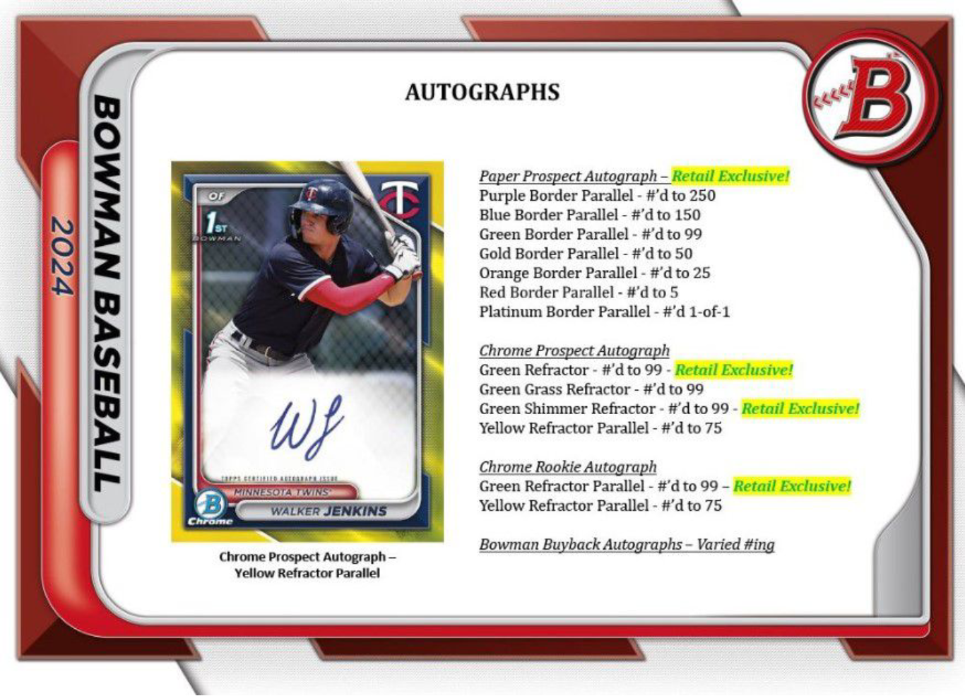 2024 Bowman Baseball Blaster Box