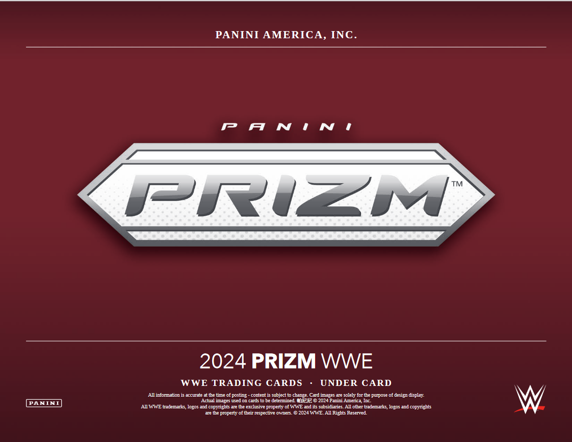 2024 Panini Prizm WWE Under Card 20 Box Case