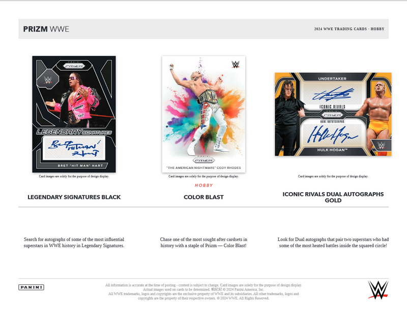 2024 Panini Prizm WWE Hobby Box