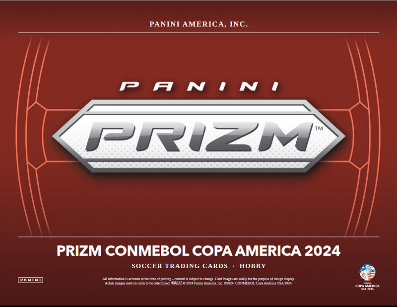 2023-24 Panini Prizm COPA America Soccer Hobby 12 Box Case