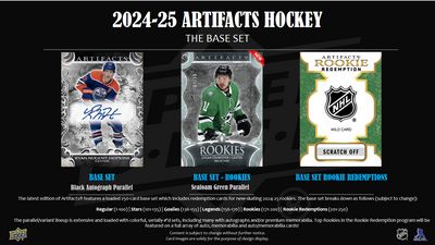 2024-25 Upper Deck Artifacts Hockey Blaster Box