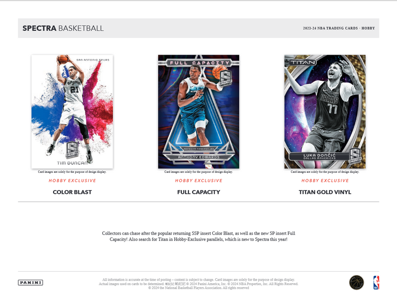 2023-24 Panini Spectra Basketball Hobby Box