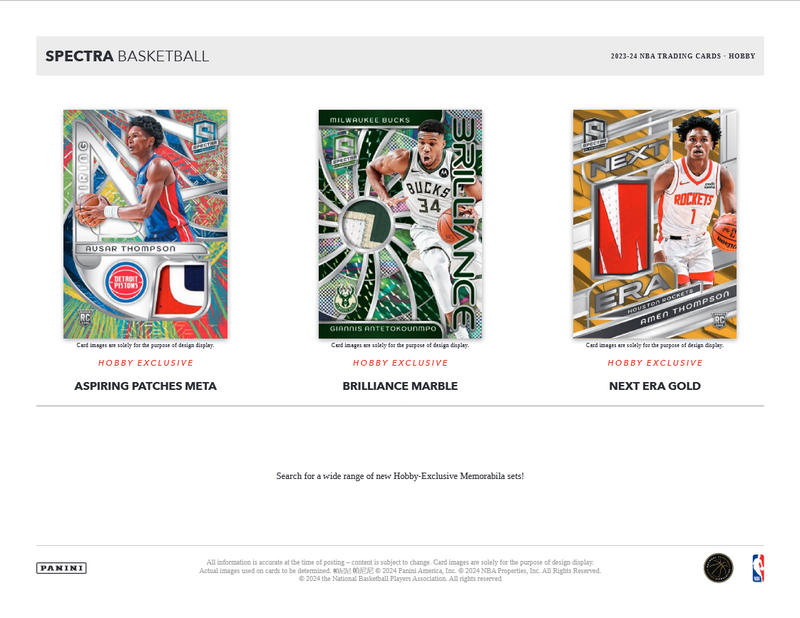 2023-24 Panini Spectra Basketball Hobby Box