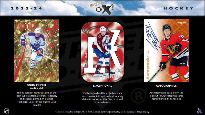 2023-24 Upper Deck Skybox E-X 2000 Hockey Hobby Box [Contact Us To Order]