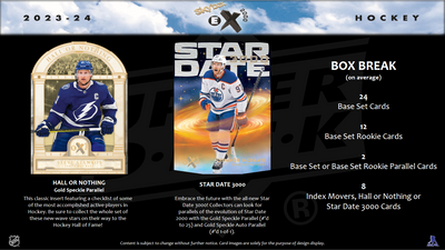 2023-24 Upper Deck Skybox E-X 2000 Hockey Hobby Box [Contact Us To Order]