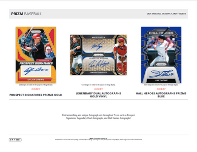 2024 Panini Prizm Baseball Hobby 12 Box Case