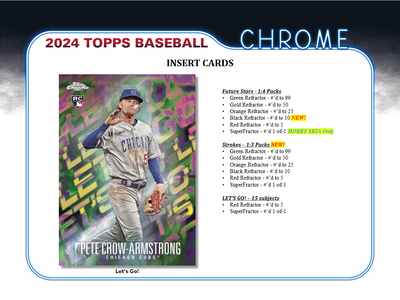 2024 Topps Chrome Baseball Jumbo HTA Box