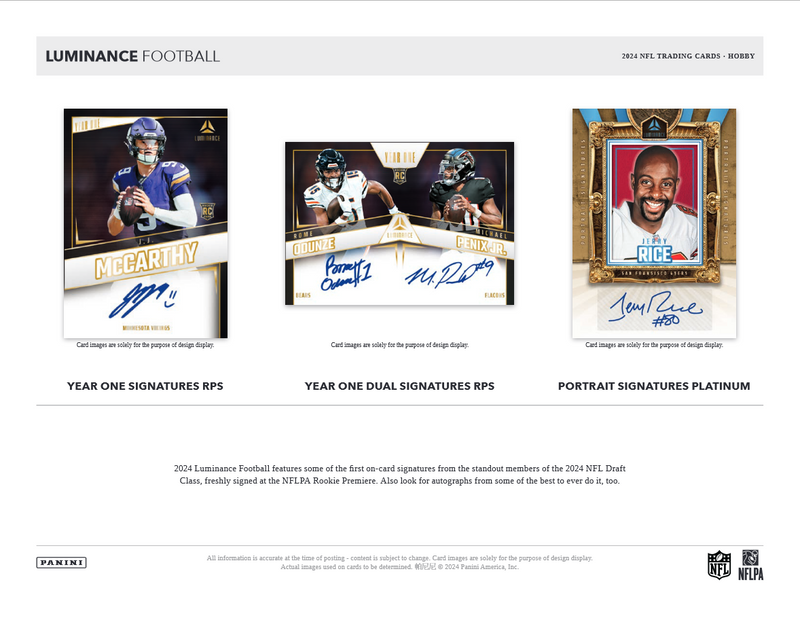 2024 Panini Luminance Football Hobby 12 Box Case