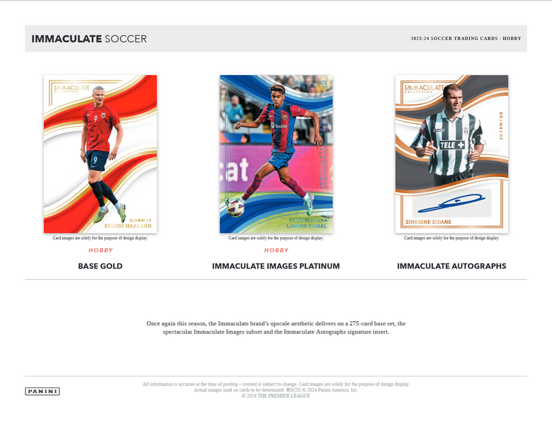 2023-24 Panini Immaculate Soccer Hobby Box