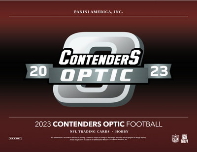 2023 Panini Contenders Optic Football Hobby 20 Box Case