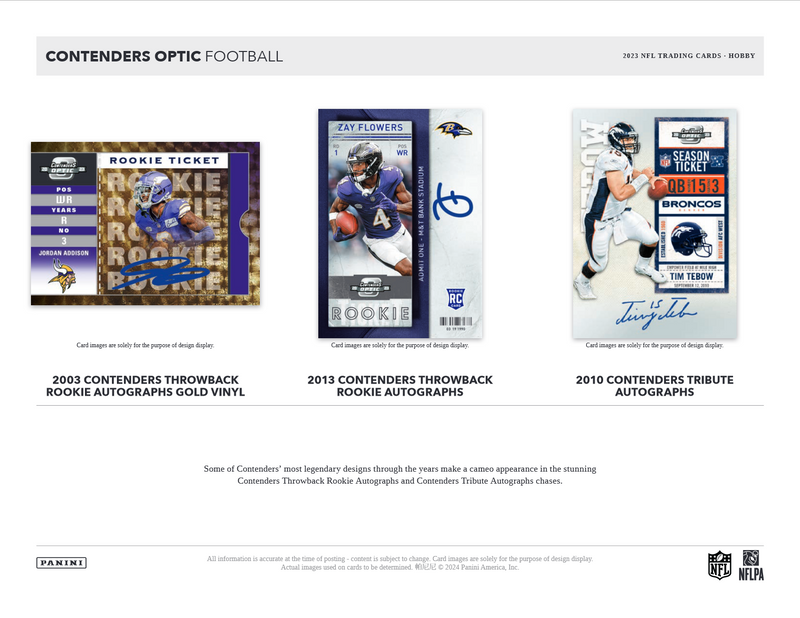 2023 Panini Contenders Optic Football Hobby Box