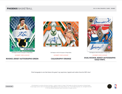 2023-24 Panini Phoenix Basketball Hobby 16 Box Case