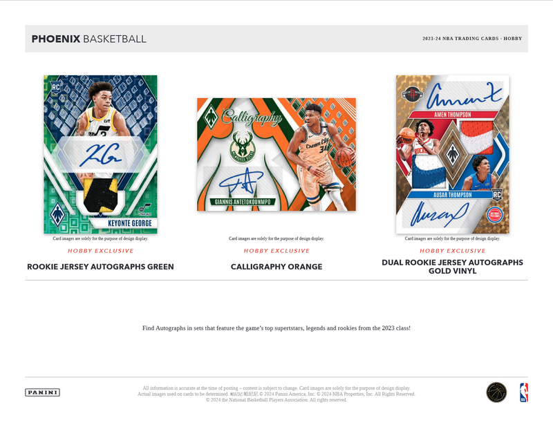 2023-24 Panini Phoenix Basketball Hobby 16 Box Case