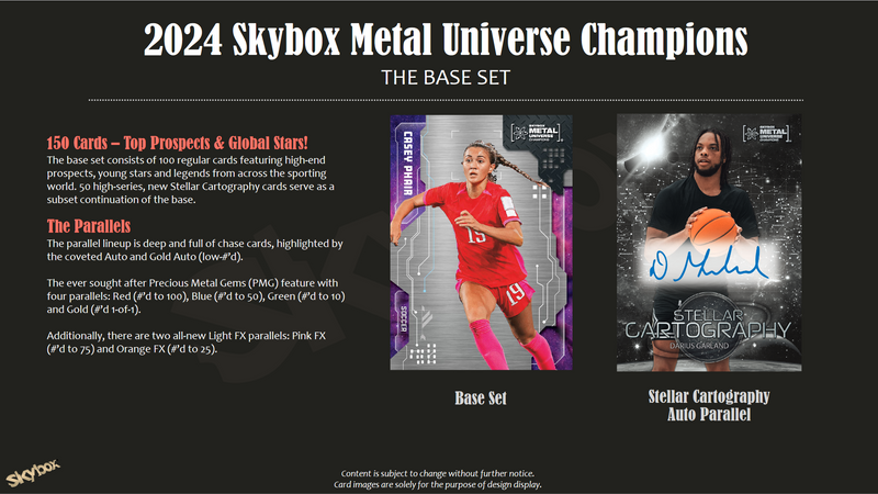 2024 Upper Deck Skybox Metal Universe Champions Hobby 12 Box Case [Contact Us To Order]