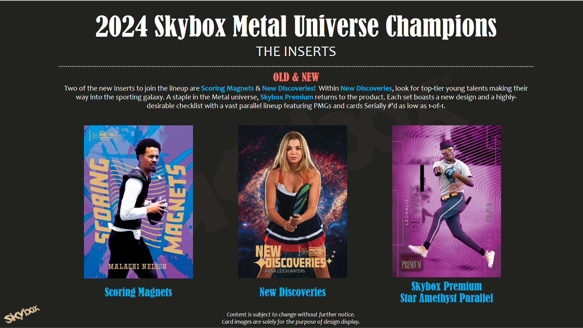 2024 Upper Deck Skybox Metal Universe Champions Hobby 12 Box Case [Contact Us To Order]