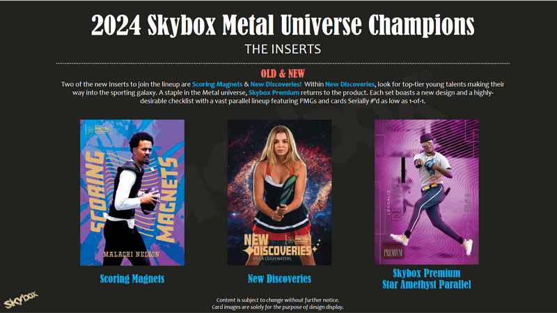 2024 Upper Deck Skybox Metal Universe Champions Hobby 12 Box Case [Contact Us To Order]