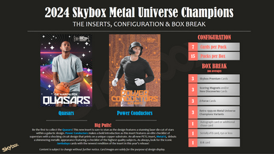 2024 Upper Deck Skybox Metal Universe Champions Hobby Box [Contact Us To Order]