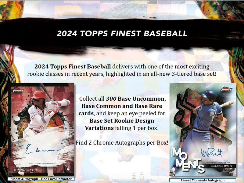 2024 Topps Finest Baseball Hobby 8 Box Case