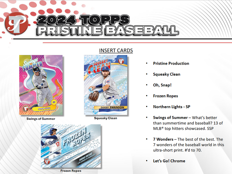 2024 Topps Pristine Baseball Hobby Box