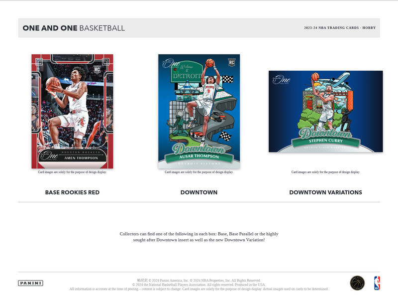 2023-24 Panini One & One Basketball Hobby 10 Box Case