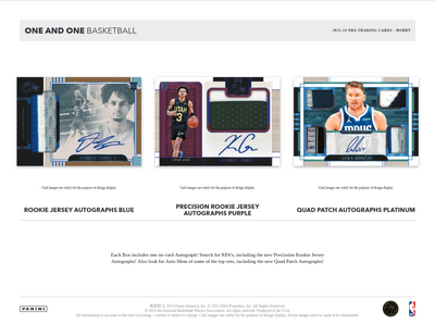 2023-24 Panini One & One Basketball Hobby 10 Box Case