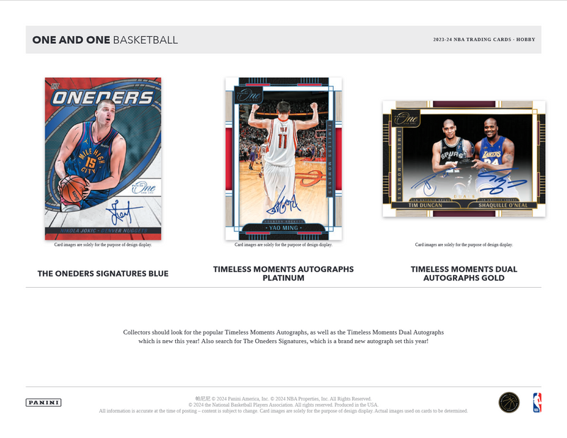 2023-24 Panini One & One Basketball Hobby 10 Box Case