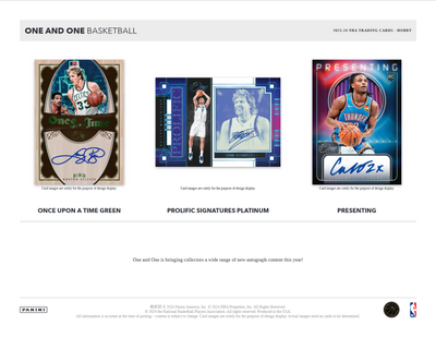 2023-24 Panini One & One Basketball Hobby 10 Box Case