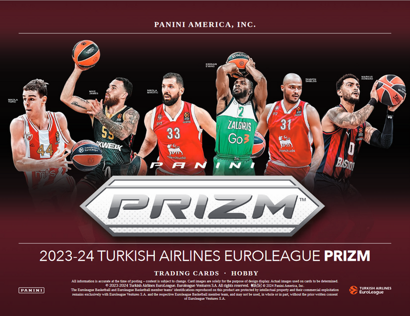 2023-24 Panini Prizm Euro league Basketball Hobby Box