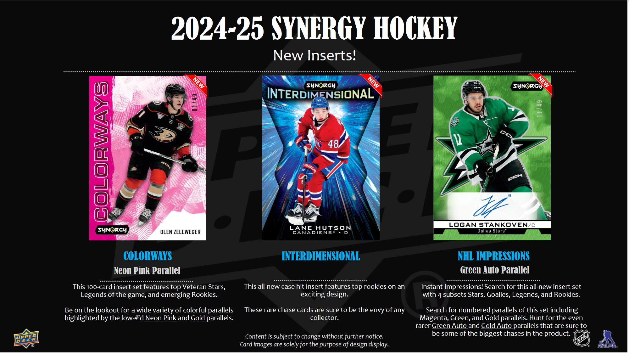 2024-25 Upper Deck Synergy Hockey Hobby Box [Contact Us To Order]