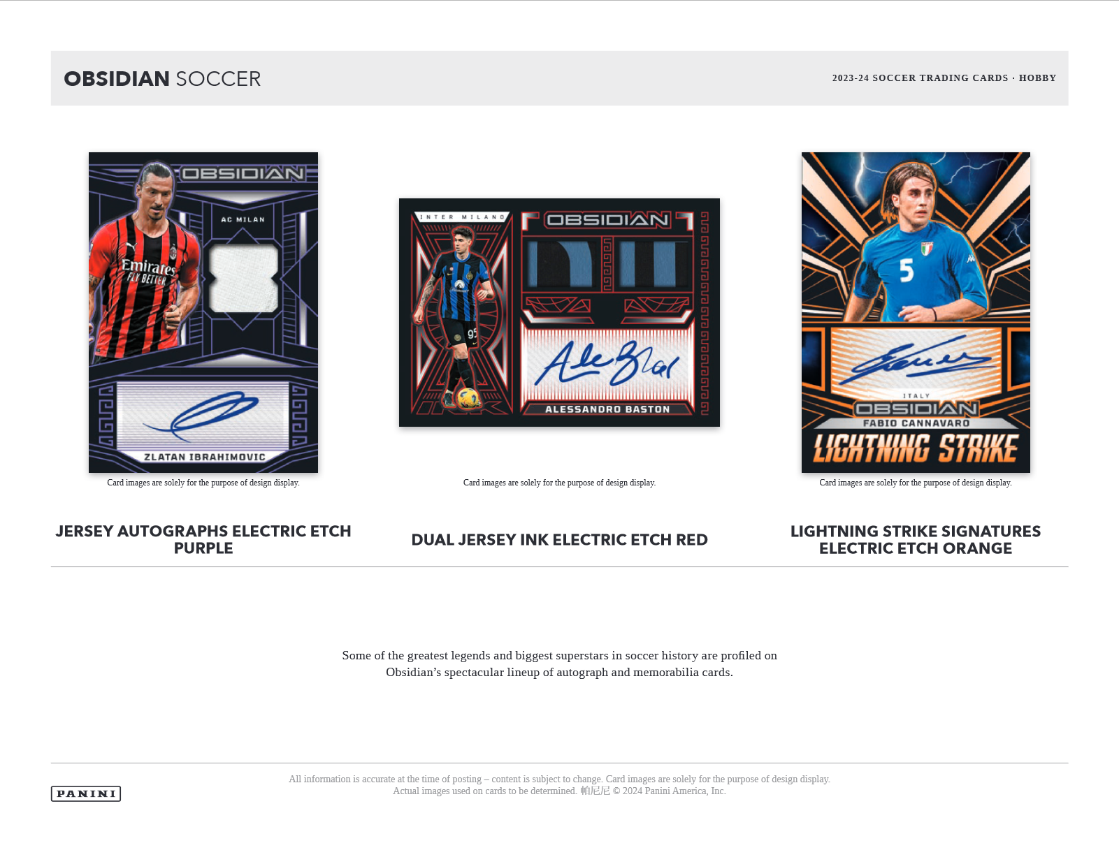 2023-24 Panini Obsidian Soccer Hobby 12 Box Case