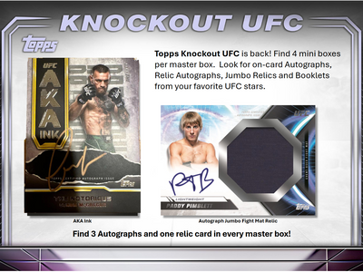 2024 Topps UFC Knockout Hobby Box