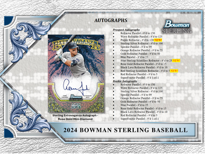 2024 Bowman Sterling Baseball Hobby 12 Box Case