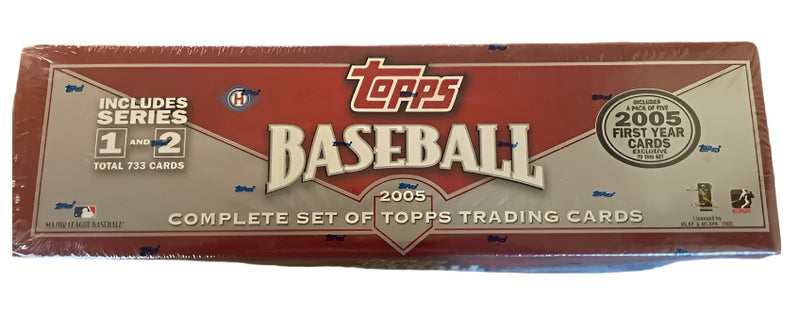 2005 Topps Baseball Factory Sealed Complete Set Series 1 and 2