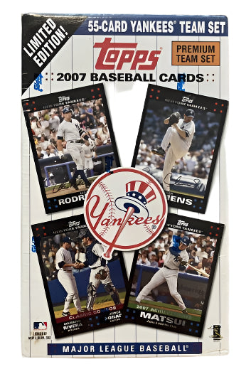 2007 Topps New York Yankees 55 Card Set Limited Edition