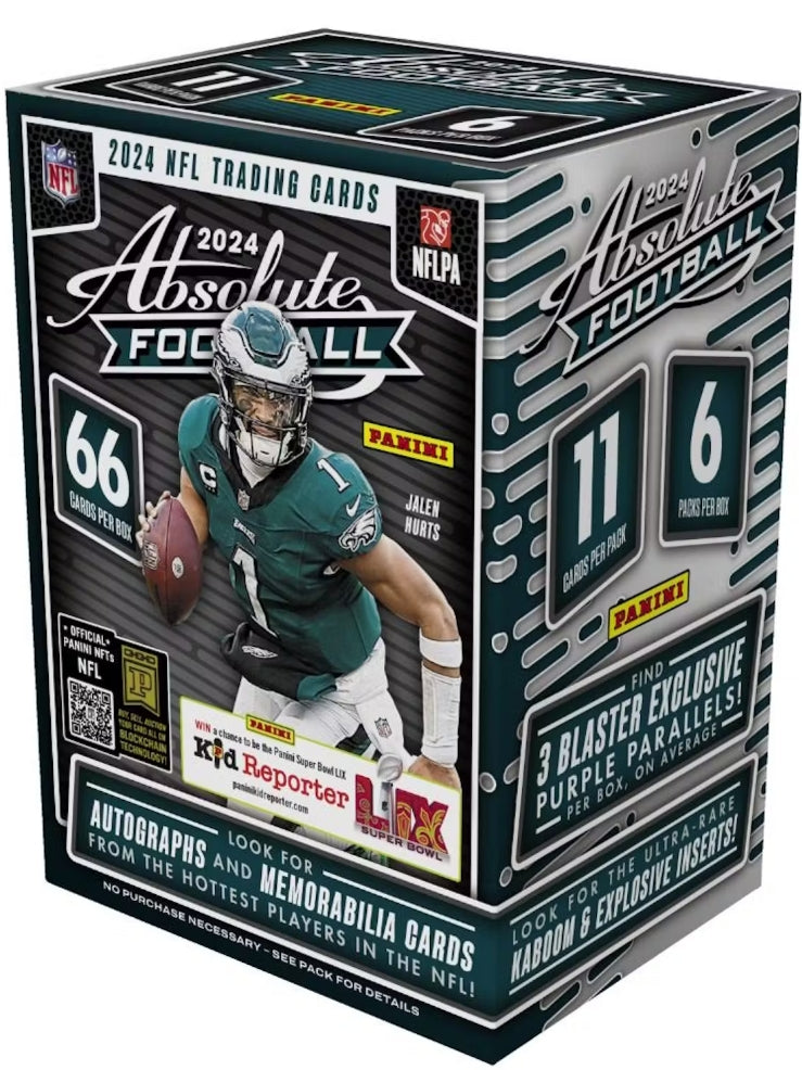 2024 Panini Absolute Football Hobby Blaster 20 Box Case