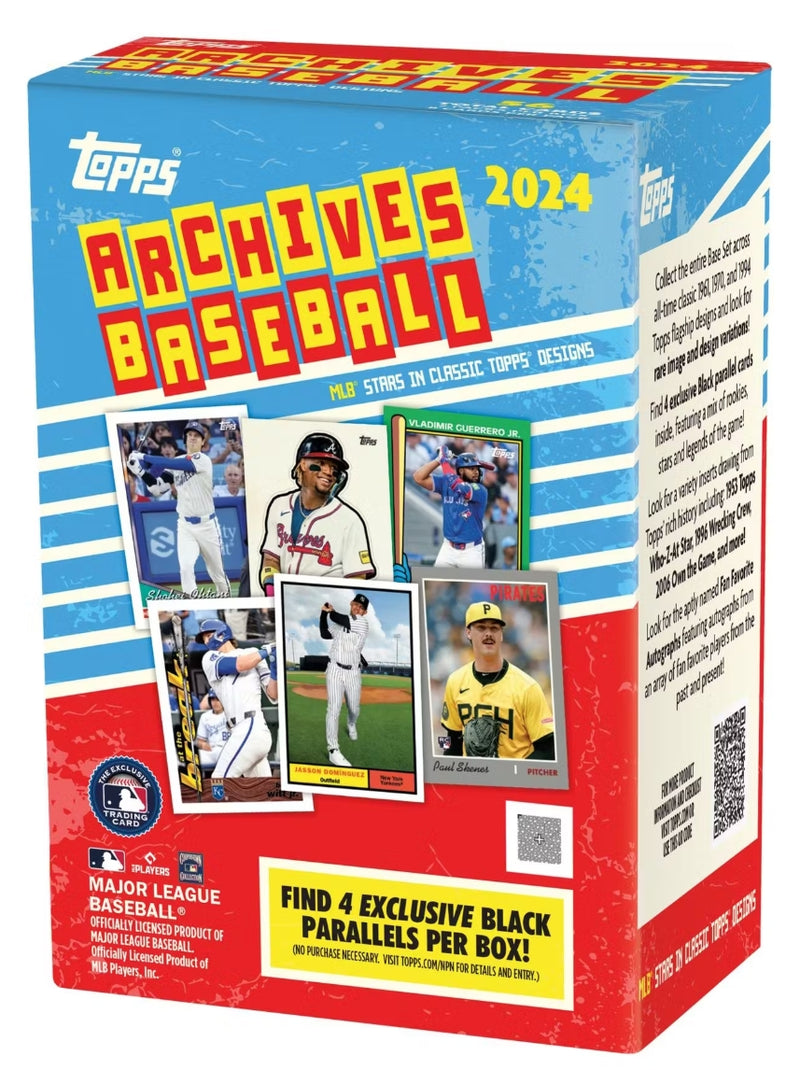 2024 Topps Archives Baseball Blaster Box 40 Box Case