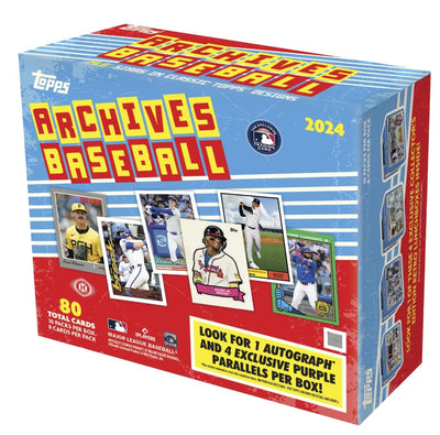 2024 Topps Archives Baseball Hobby Collector 10 Box Case