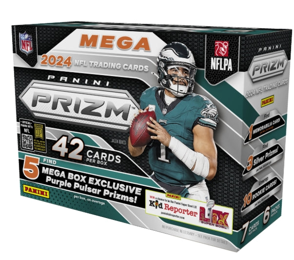 2024 Panini Prizm Football Hobby Mega 20 Box Case