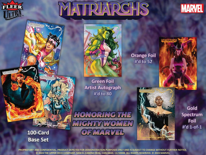 Fleer Ultra Matriarchs of Marvel Hobby Box [Contact Us To Order]