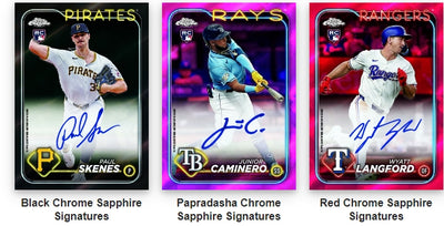 2024 Topps Chrome Update Sapphire Hobby Box 10 box case