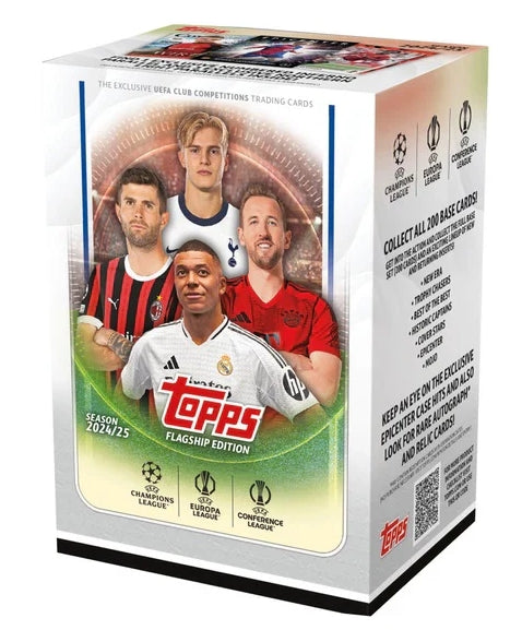 2024-25 Topps UEFA Club Competitions Soccer Blaster 40 Box Case