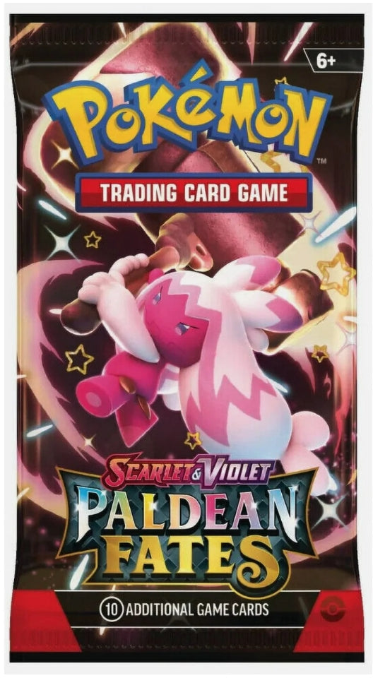 Pokemon Scarlet & Violet Paldean Fates 10 Card Pack