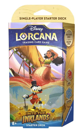Disney Lorcana Into The Inklands 8 Starter Deck Case
