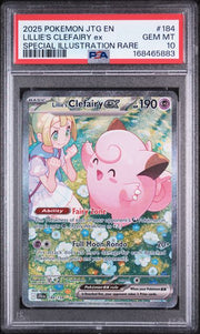 Clefairy ex Pokemon Journey Together Special Illustration rare #184/159 PSA 10