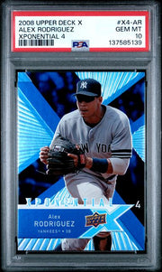 Alex Rodriguez 2008 Upper Deck XPonential 4 PSA 10