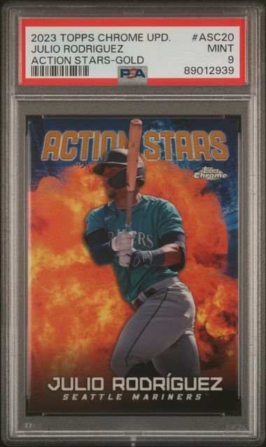 Julio Rodriguez Topps Chrome Update #ASC20 PSA 9