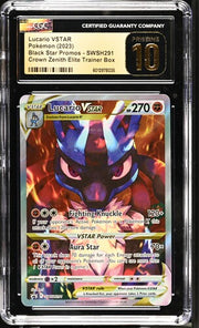 Lucario VStar Pokémon Black Star Promo SWSH291 CGC Pristine 10