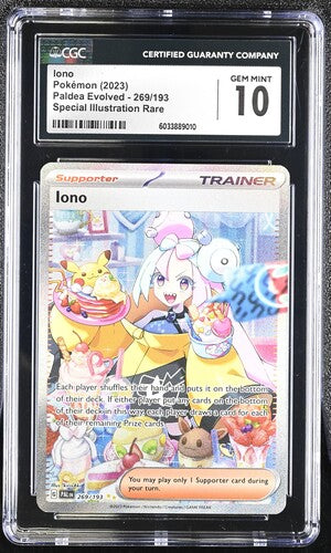 Iono 2023 Pokemon Paldea Evolved Special Illustration Rare holo 